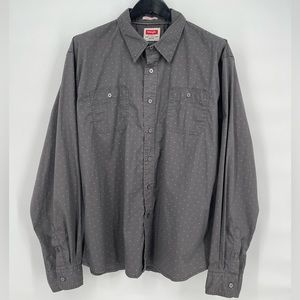 Wrangler Flex For Comfort size 2XL‎ Gray Cotton, Spandex & Poly Blend